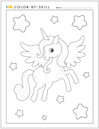 IXL Color by Skill Unicorn